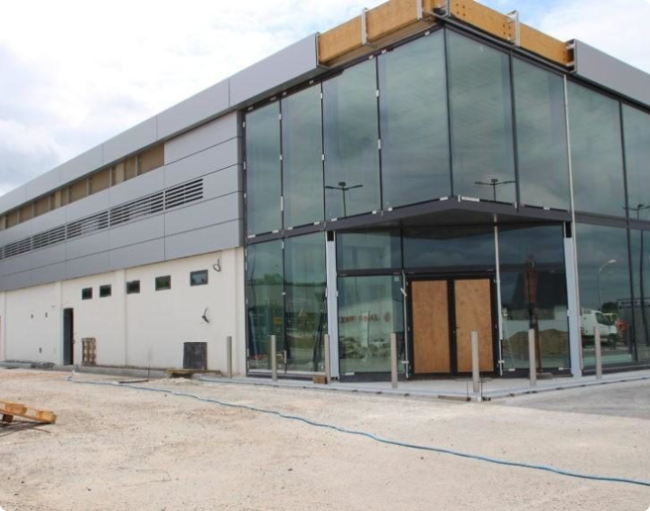 Construction of the Carrefour Market in Montreuil