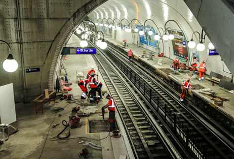 Modernización del metro de París